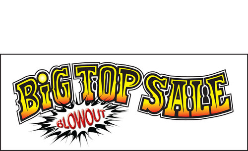 Big Top Sale Vinyl Banner Sign Style 1600