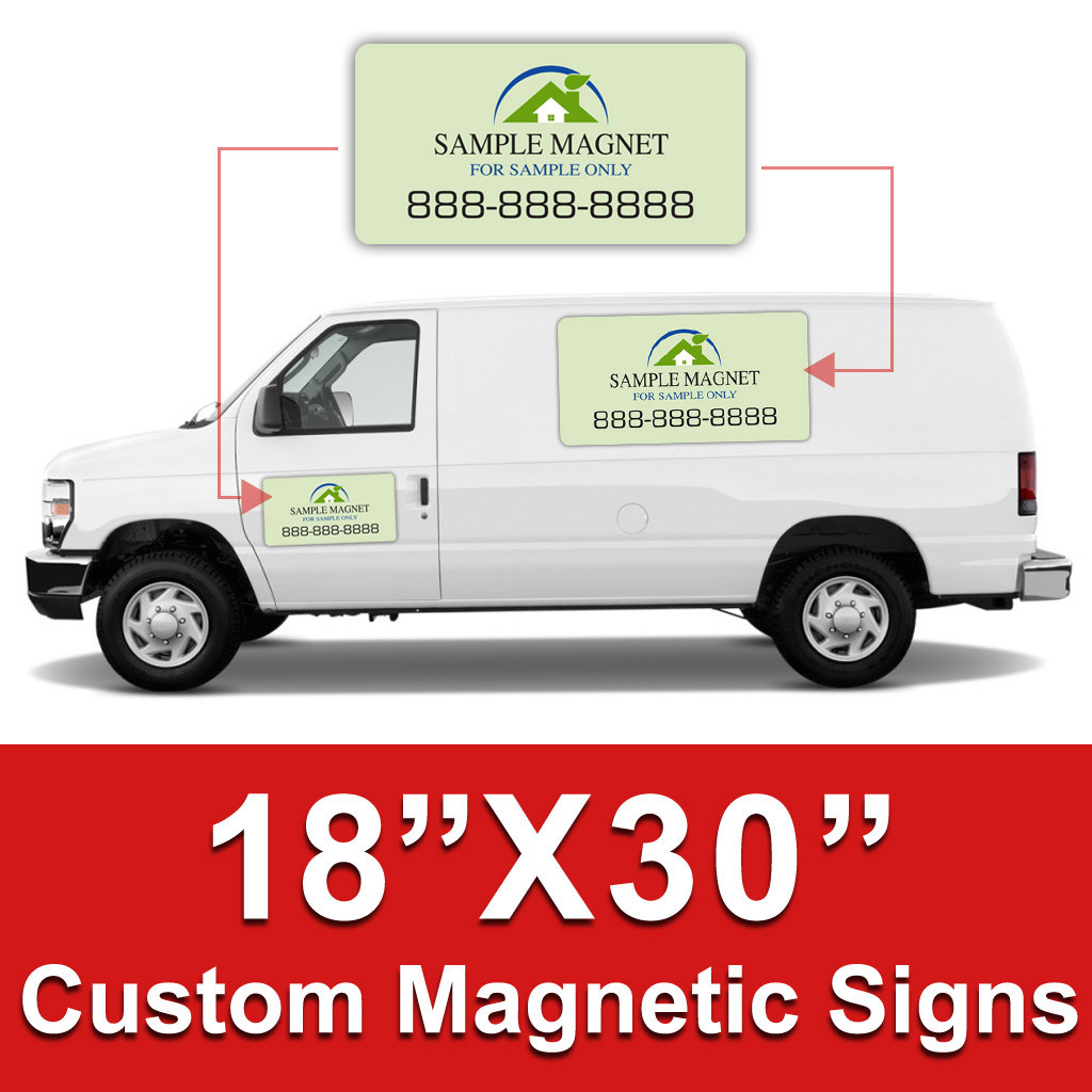 custom magnetic signs for vans