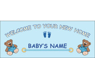 Welcome Home Newborn Banner Sign Vinyl 21