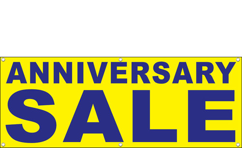 Anniversary Sale Banner Sign Style 1000