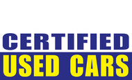 
Certified Used Car Banner Sign Style 1200