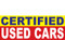 
Certified Used Car Banner Sign Style 1500