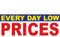 Everyday Low Prices Banner Sign Style 1000