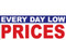 Everyday Low Prices Banner Sign Style 1100