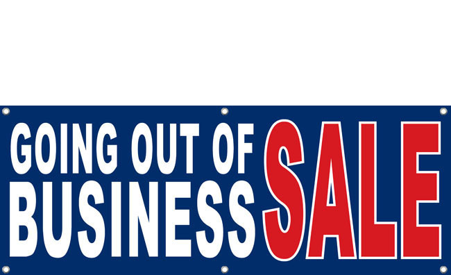 Going Out of Business Banners Design ID #1000