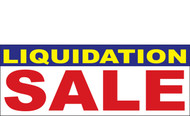 Liquidation Sale Banner design style 1100 in Red, White and Blue