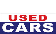 USED CARS Outdoor Vinyl Banner Sign Style 1000