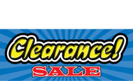 Clearance Banner Sign 1300