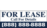 For Lease Banner Sign Vinyl Style 1500