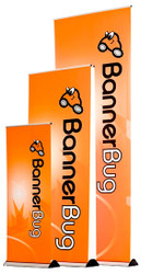 Banner Bug 47" Banner Stand, Retractable Roll Up