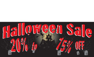 Halloween Banners - Vinyl Signs Style 2700
