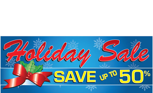 Holiday Sale Save Up To (Percentage) Banner Style 2100