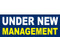 Under New Management Banner Sign Style 1400