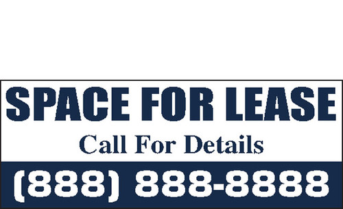 For Lease Banners Signs Style 1300