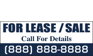 For Lease Banner Sign 1800