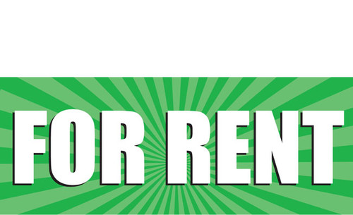 For Rent Banner Style 1000