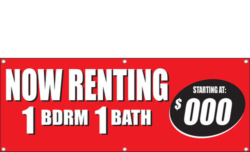 Apartment Now Renting Banner Style 1800