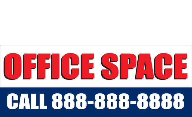 Office Space Banners Signs Design ID #1100 