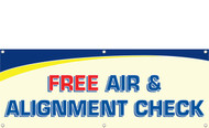 Free Air & Alignment Check Banner Style 1200