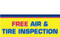 Free Air & Tire Inspection Banner Sign