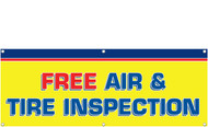 Free Air & Tire Inspection Banner Style 1300