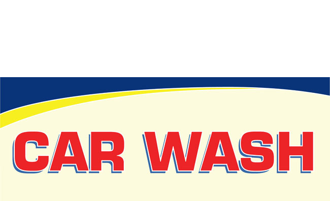 Fundraiser Car Wash Today Advertising Banner Business Sign Outdoor Wax Detail 