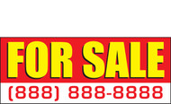 For Sale Banners Vinyl Signs 2400