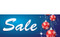 Blue Ornament Sale Holiday Season Advertising Banner Sign Style 3500