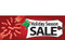 Holiday Season Sale Banner Sign Style 4400