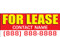 For Lease Banner Sign Style 2600