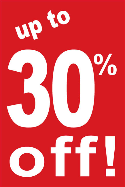 sale up to 30