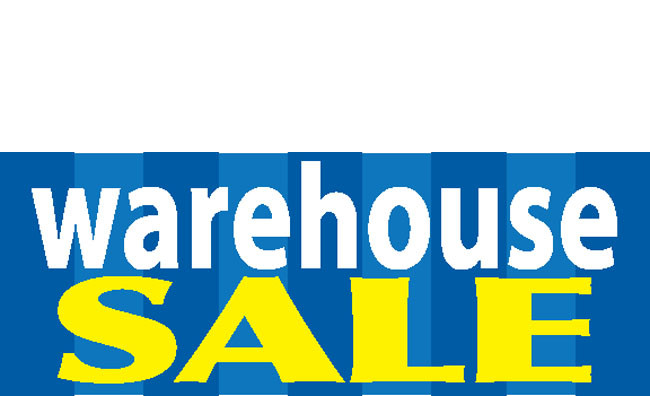 Warehouse Sale Banner Sign Design ID#1400