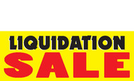 Liquidation Sale Sign Banner style 1600