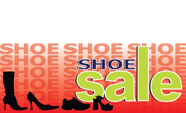 SHOE SALE Banner Sign NEW Larger Size Best Quality for The $$$ 