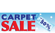 Carpet Sale Banner Sign