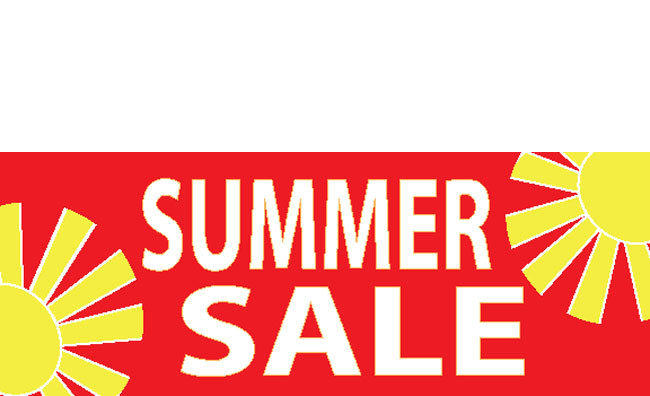Seasonal Sale CGSignLab Stripes Blue Heavy-Duty Outdoor Vinyl Banner 12x3 Seasonal Sale CGSignLab Stripes Blue Heavy-Duty Outdoor Vinyl Banner 12x3