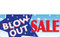 Blowout Sale Banner Sign Style 1000