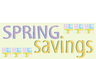 Spring Sale Advertising Outdoor Vinyl Banner Sign Style 1200