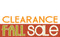 Fall Clearance Sale Banner Sign Style 1200