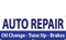 Auto Repair Multi-Color Vinyl Banner Sign
