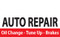 Banner Sign Auto Repair-Oil Change-Tune Up-Brakes Style 3500