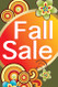 Fall Sale Window Poster Sign Style1100