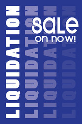 Liquidation Sale Window Poster Style1200