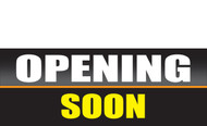 Opening Soon Banner Sign style 1300