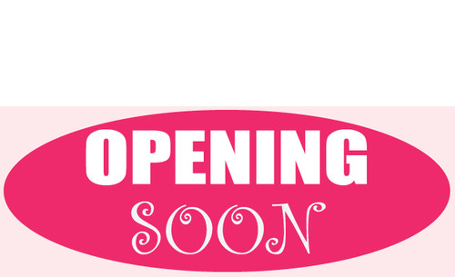 Opening Soon Banner Sign style 1500