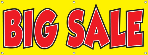 big sale banner sign style 1000 retail store advertising