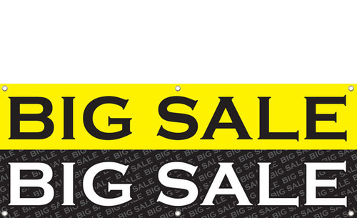 Big Sale Sign Banner Style 1100