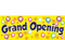 Eye Catching Grand Opening Vinyl Banner Sign. Style 3200