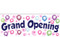 Grand Opening Banner Sign design #3600 in Full Color