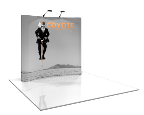 Coyote Curved Pop Up Display (3x3)